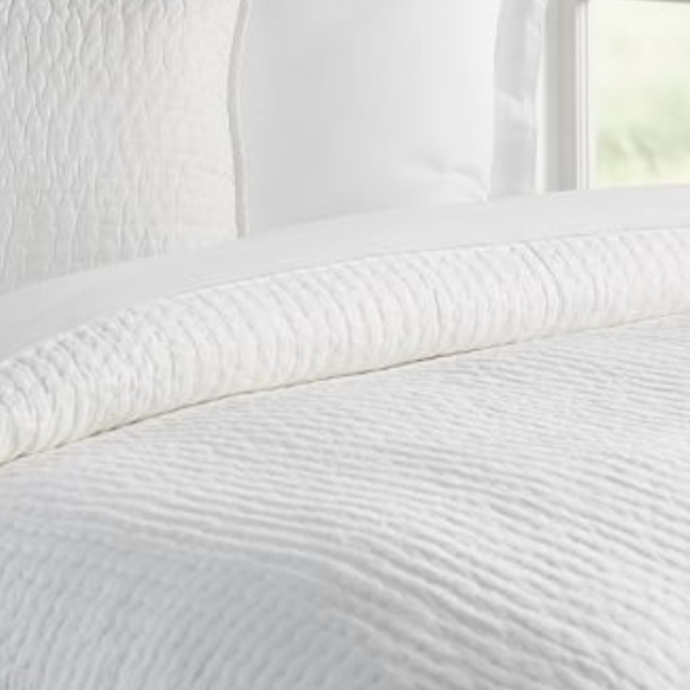 Pottery Barn Pick-Stitch Quilt King